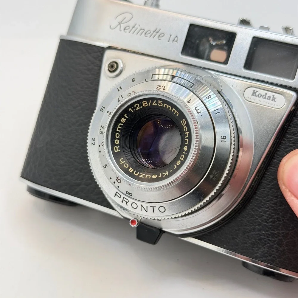 Kodak Retinette 1A 35mm Film Camera Schneider-Kreuznach 45mm f2.8 For Parts